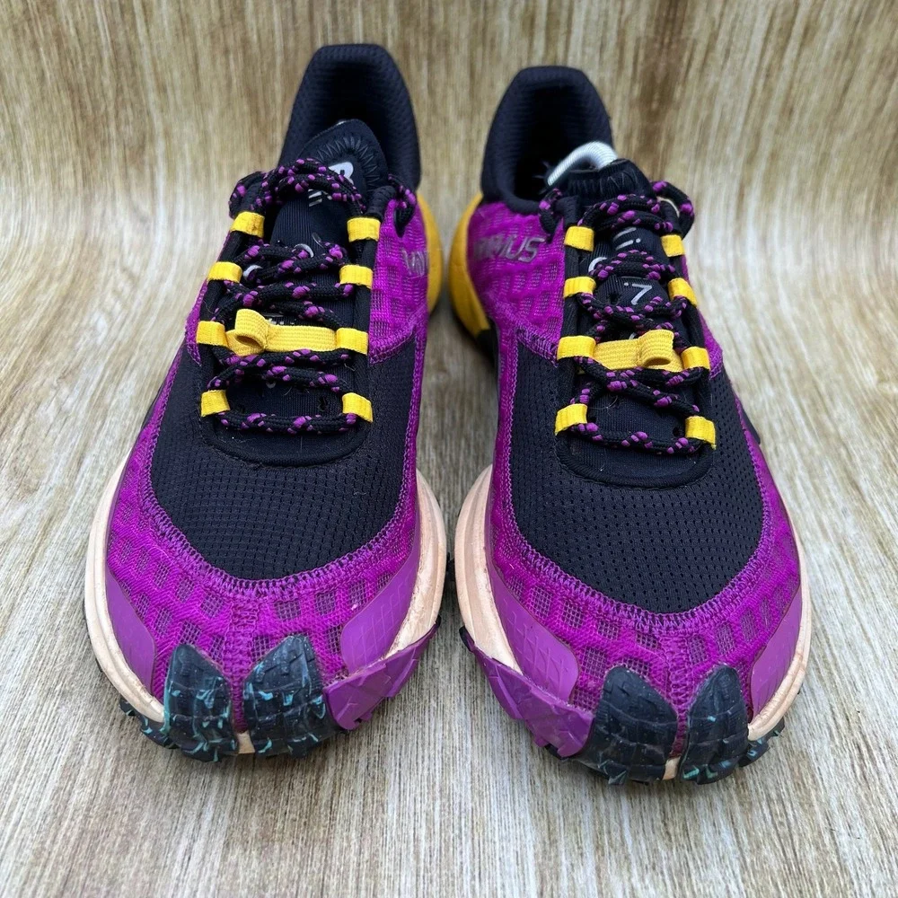 New‎ Balance Minimus Trail Women's Size 8.5 Running Shoes Purple Black WTM10LP1